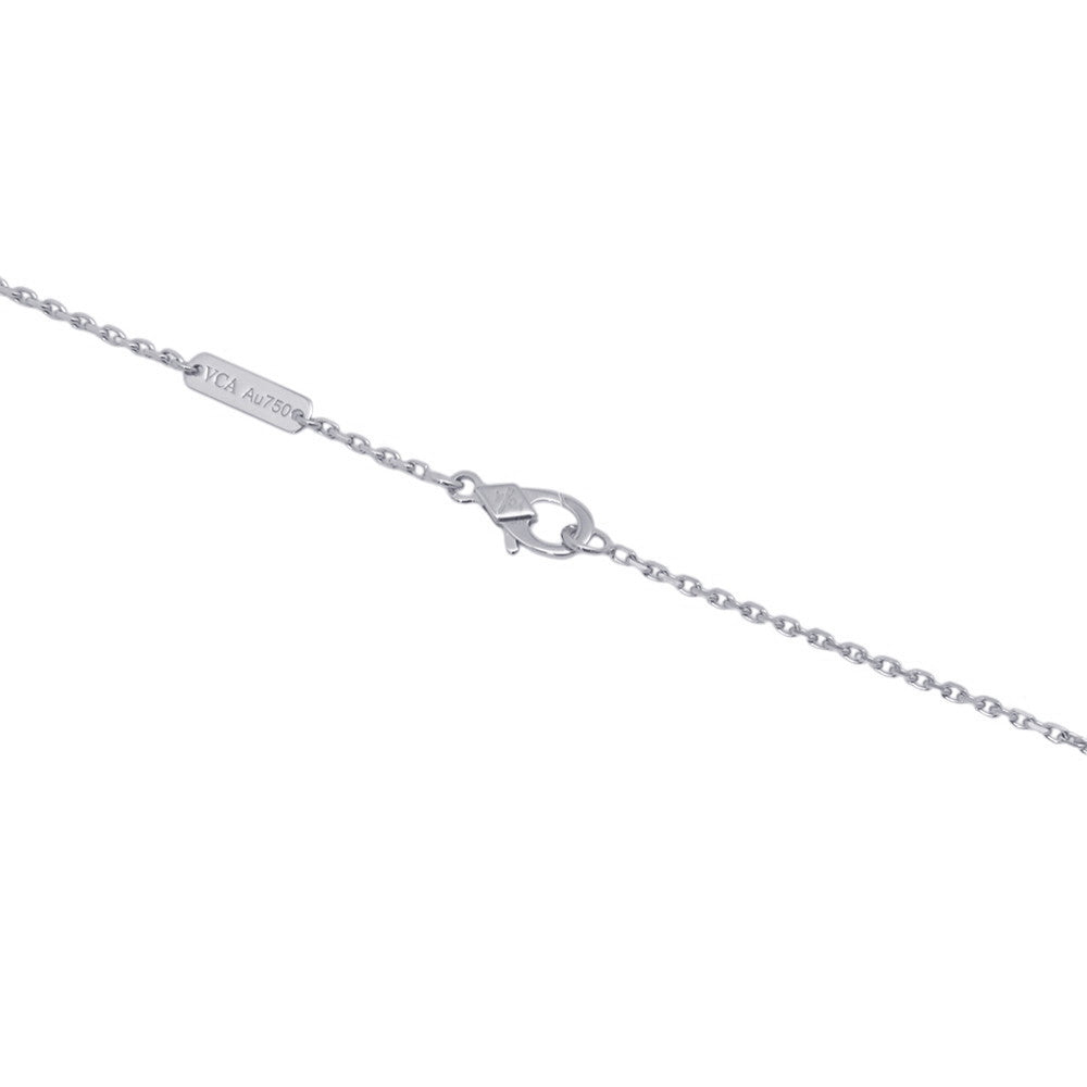 Van Cleef & Arpels Vintage Alhambra PendantVCARD34900 18K White Gold