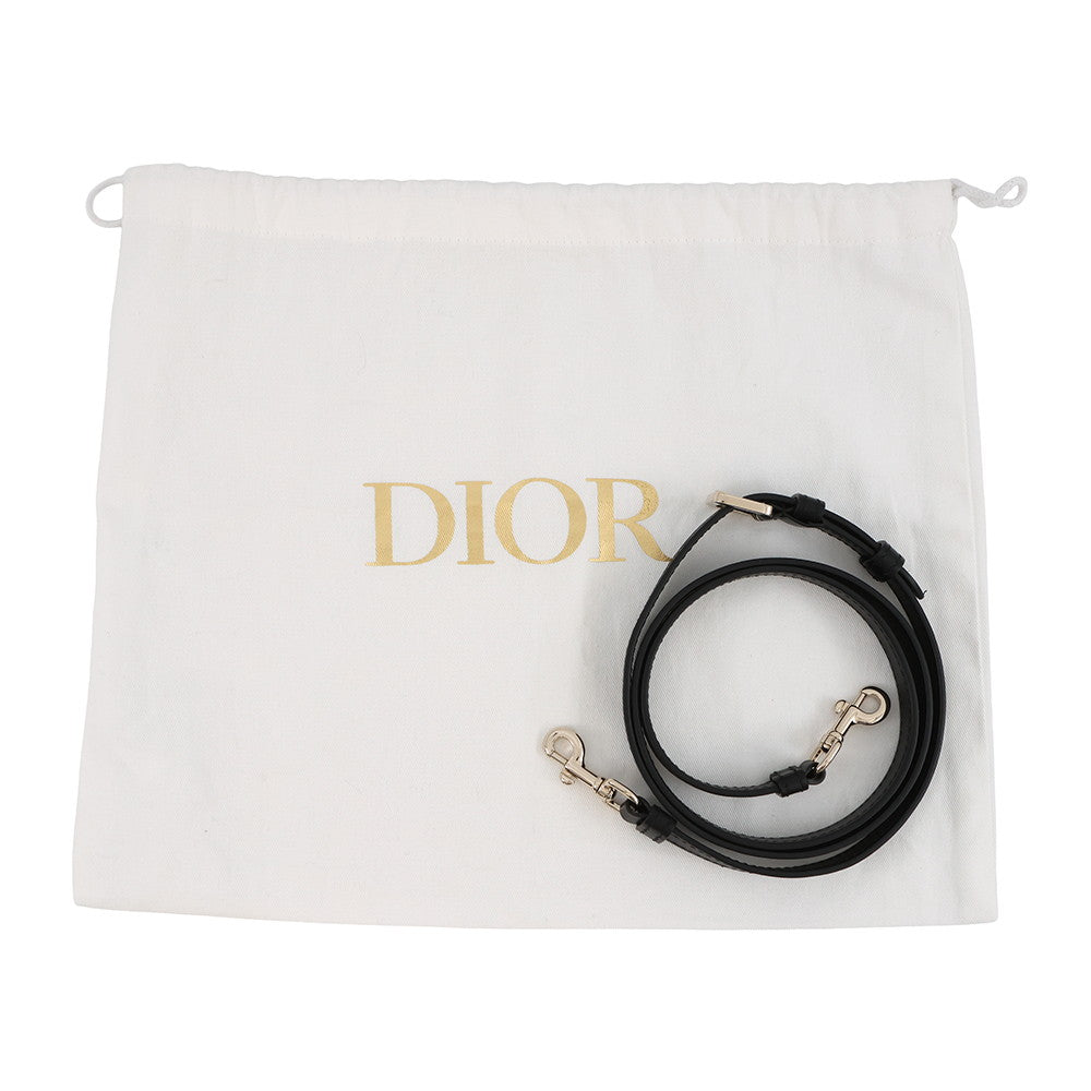 Dior Macrocannage Book Tote BlackS5573OWHP Calf Leather Size Mini