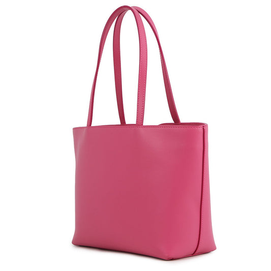 DOLCE&GABBANA DG logo shopping bag Tote Bag PinkBB7337AW576 Calf Leather Size Small