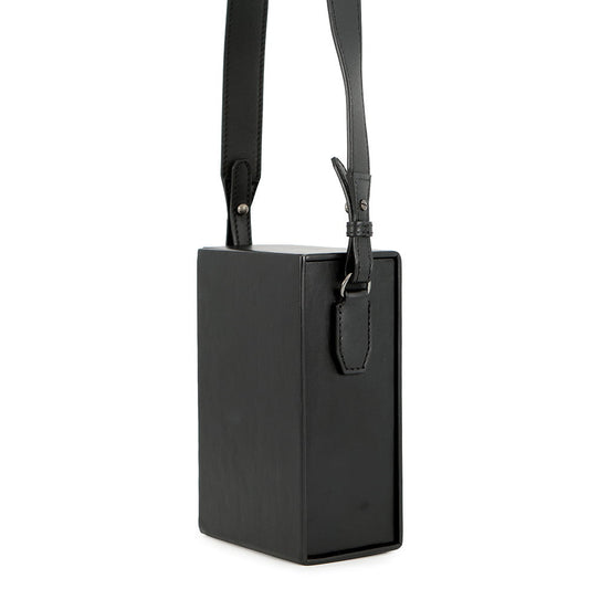 FENDI Box Shoulder Bag Black7VA519 Leather