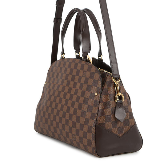 LOUIS VUITTON Kensington Bowling Brown/BeigeN41505 Damier Ebene Canvas