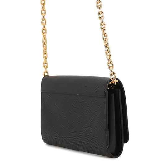 LOUIS VUITTON Portefeuille・Twist Chain Owl NoirM62334 Epi Leather/Sequins