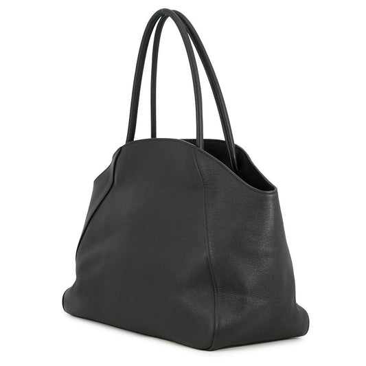 PRADA Logo Tote Bag Black1BG510 Leather Size Large