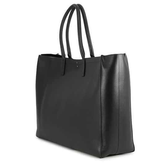 Valentino Garavani V Logo Shopping Tote Bag Black5Y0B0C93JHH Leather