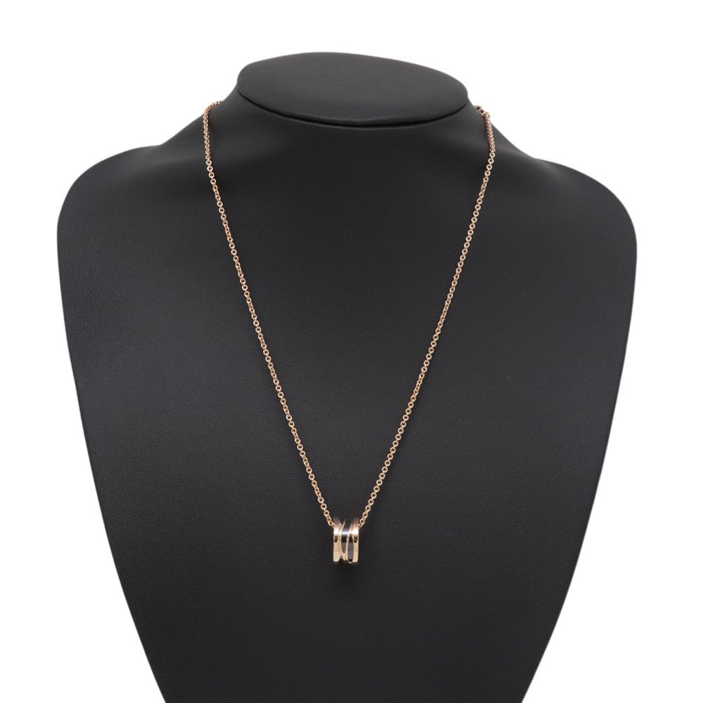 BVLGARI B.Zero1 Legend Necklace356118 K18PG Ceramic