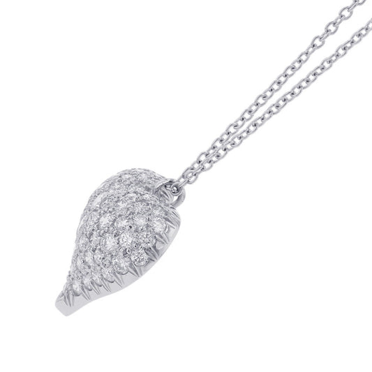 TIFFANY&Co. Pinched Heart Necklace Pt950