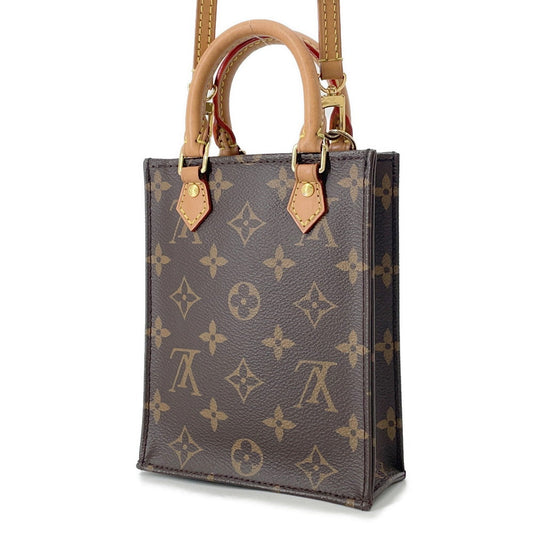 LOUIS VUITTON Petit Sac Plat BrownM81295 Monogram