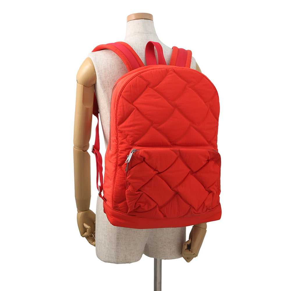 Bottega Veneta Maxi INTRECCIATO Backpack Tomato652188 Nylon