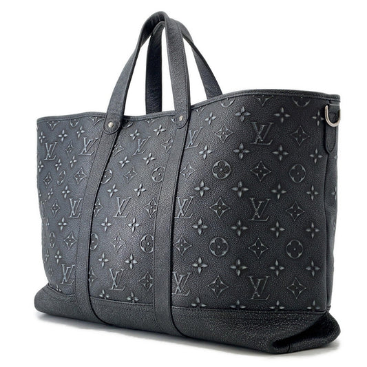 LOUIS VUITTON Trolley tote NoirM21371 Monogram・Pattern CowhideLeather
