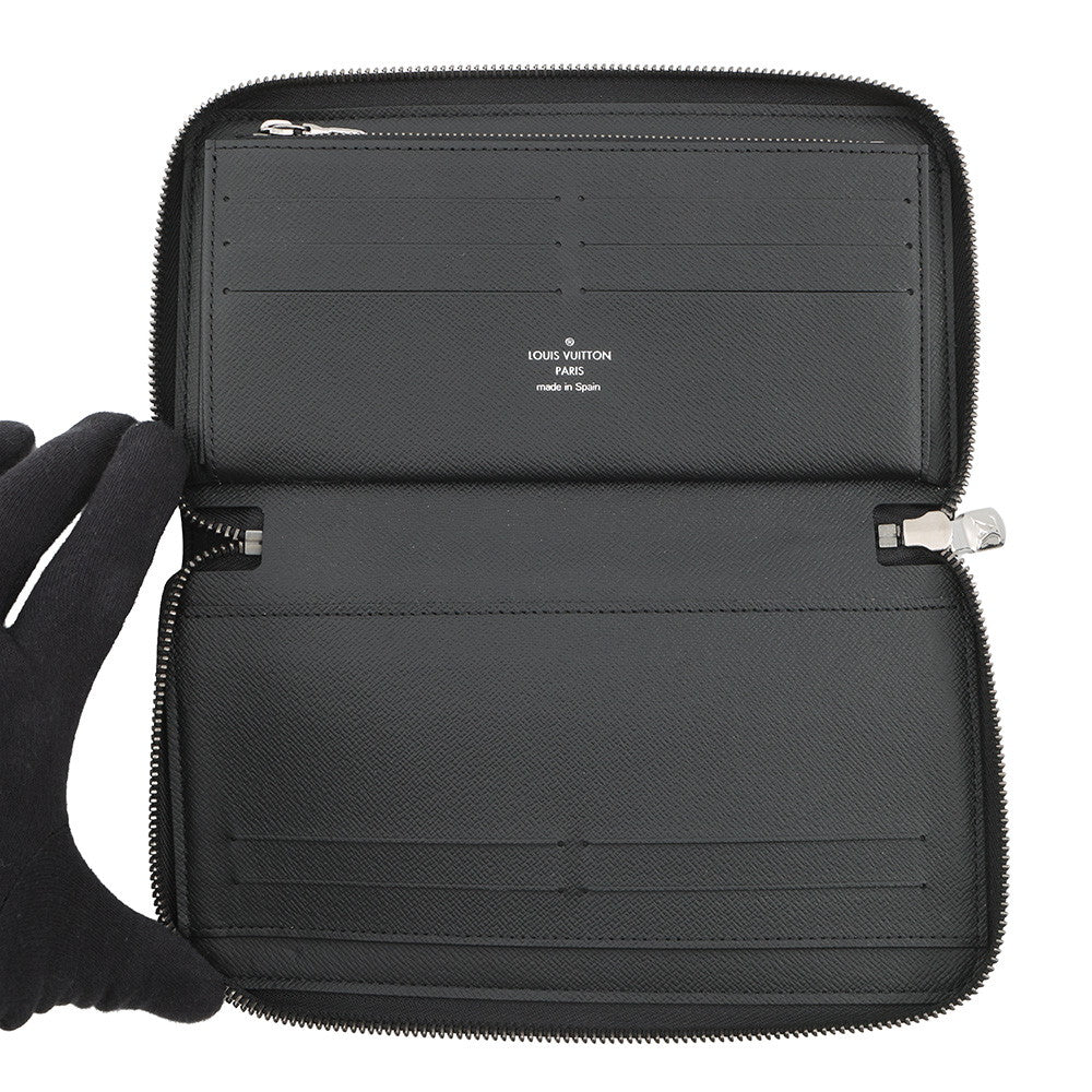 LOUIS VUITTON Zippy Organizer NM NoirM82081 Monogram Eclipse