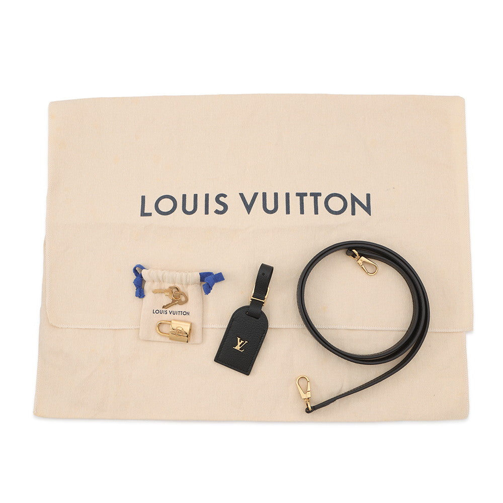 LOUIS VUITTON City Steamer Noir/RougeM54868 Leather Size PM