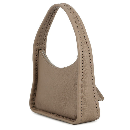 FENDI Fendsens Selleria Handbag Etoupe8BS094 Leather Size Mini
