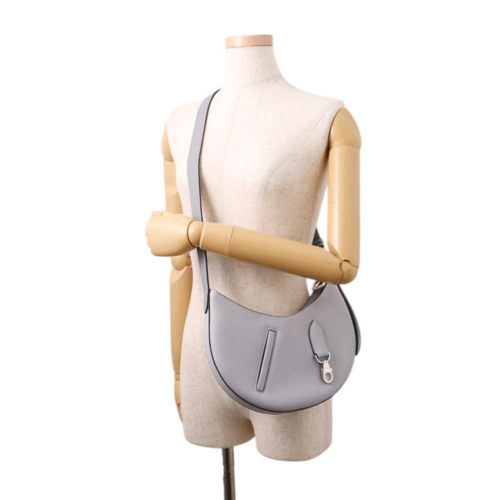 HERMES Petit Arson Green Pantan Togo Leather Swift Leather