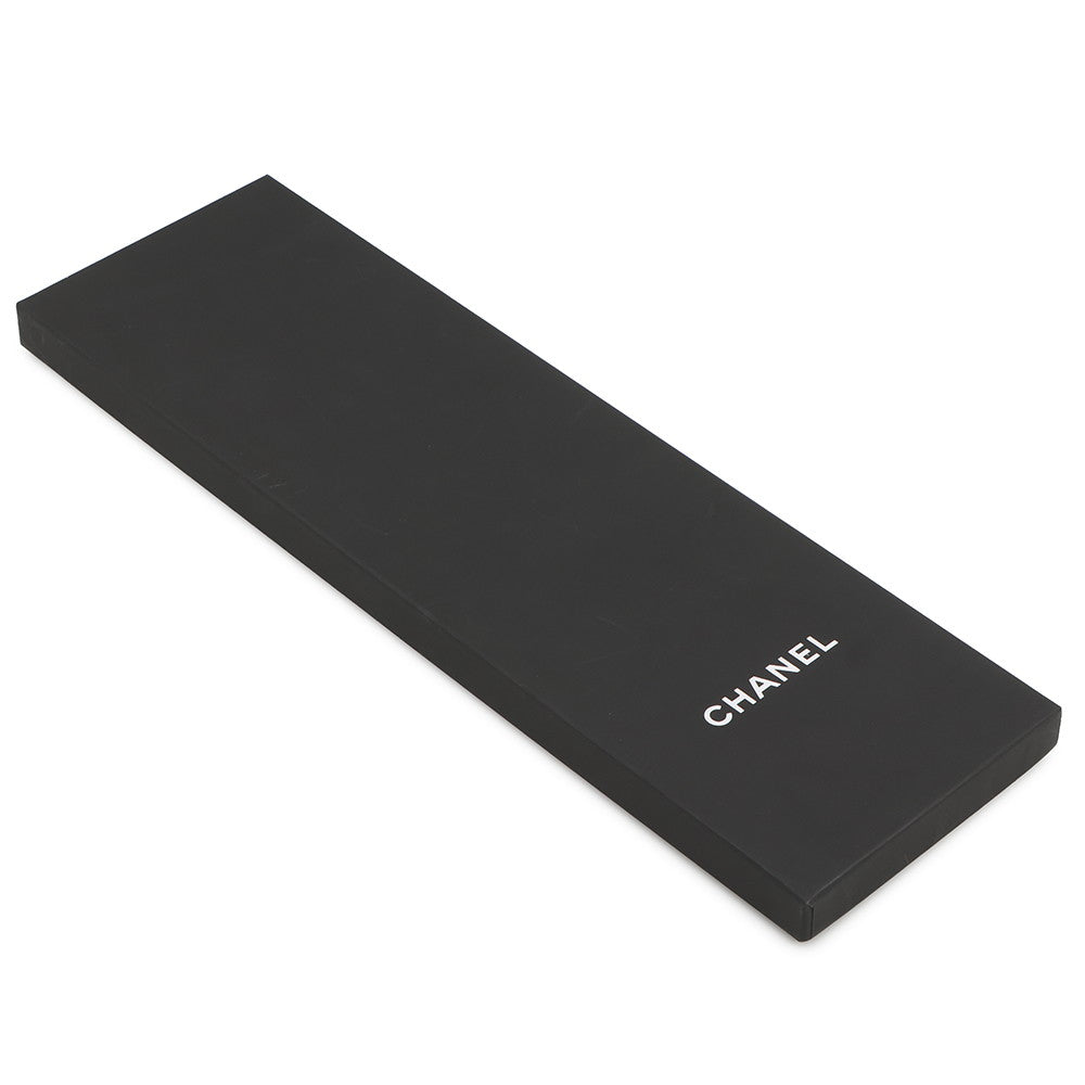CHANEL All-over CC Logo Scarf Black/Multicolor Silk100%