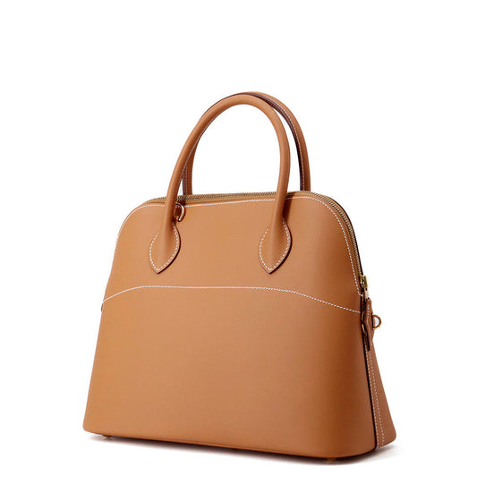 HERMES Bolide Gold Chamonix Leather Size 31