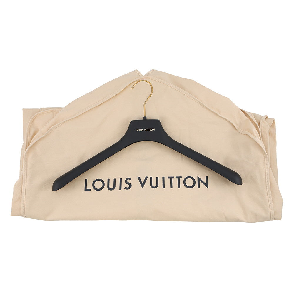 LOUIS VUITTON Open collar shirt Size L NavyHPS34W Silk100%
