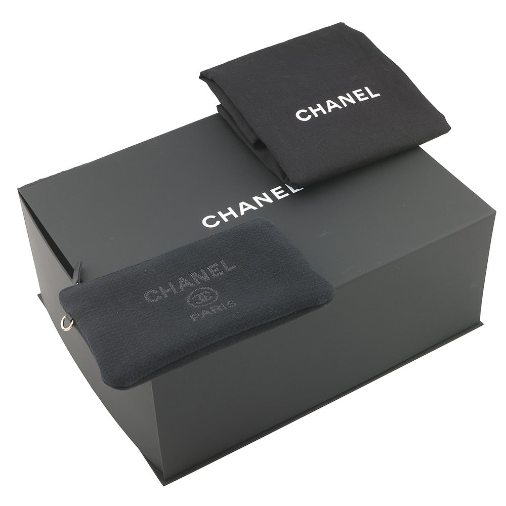 CHANEL Deauville Line BlackAS3257 Canvas Size Small