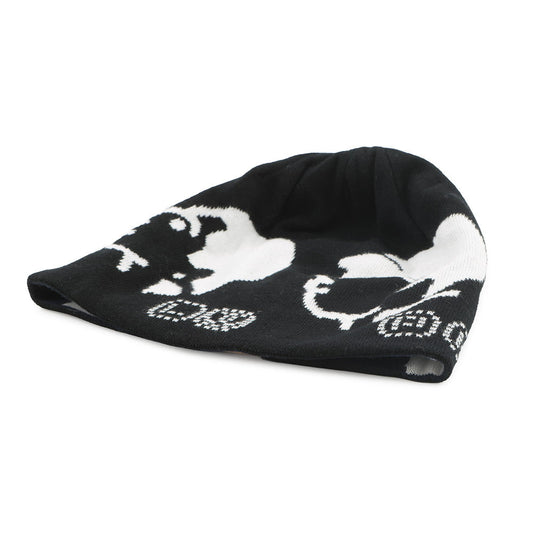 LOUIS VUITTON LV Fit Friendship Beanie Size S Black/White/BlueM5259A Cotton100%
