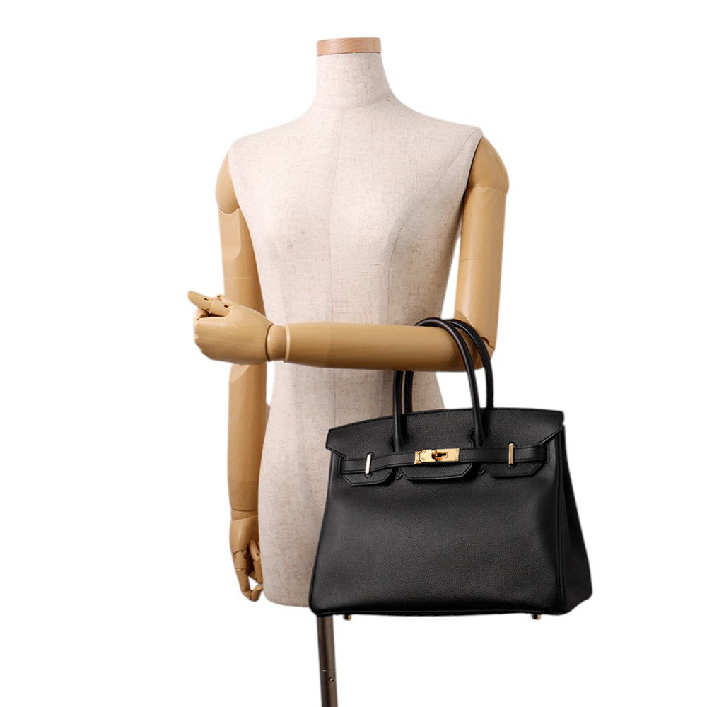 HERMES Birkin Black Epsom Size 30