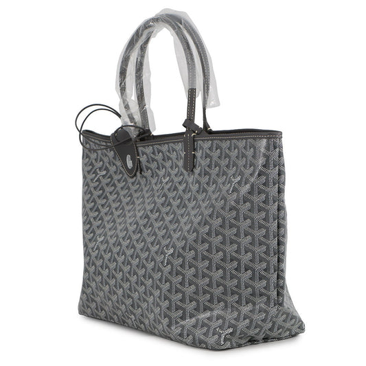 GOYARD Saint Louis with clip GraySTLCROPMLTY51CL51P PVC Leather Size PM