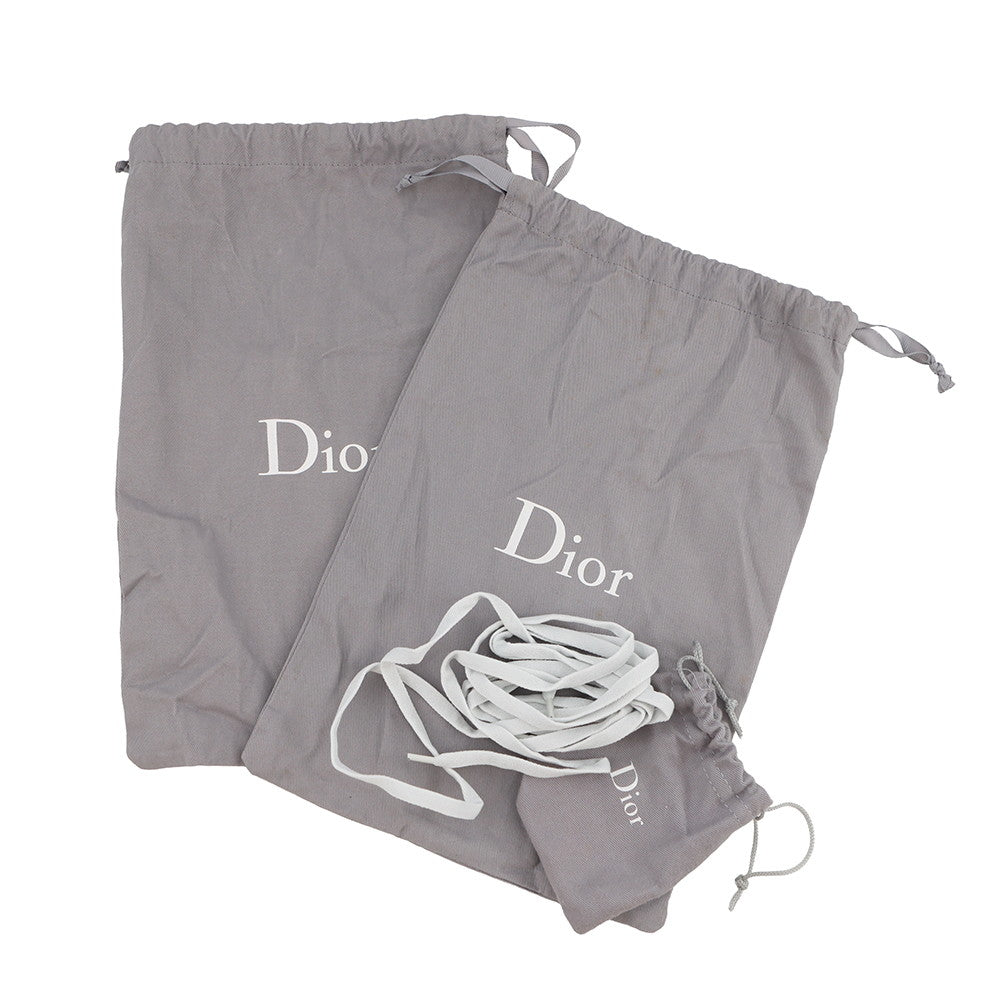 Dior D-Connect Sneakers IvoryKCK222NGG Rubber Fabric Size 36