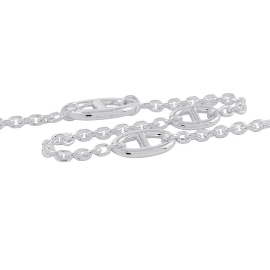 HERMES Chaine d'Ancre Farandole Necklace Size 160 SV925