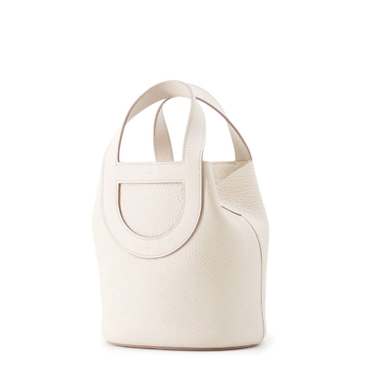 HERMES in-the-loop Tote Bag Beton Taurillon Clemence Swift Leather Size 18