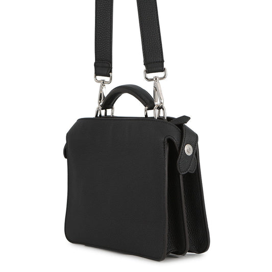 FENDI Peekaboo I.C.U. X-Cross Black/White/Blue7VA530 Leather Size Small