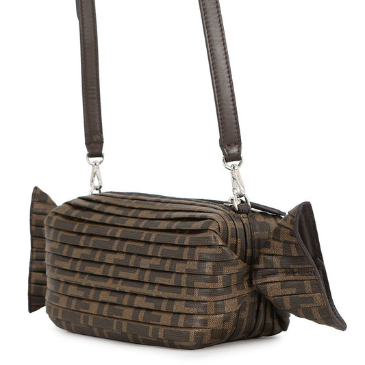 FENDI Candy Camera Bag Brown7AS307 PVC