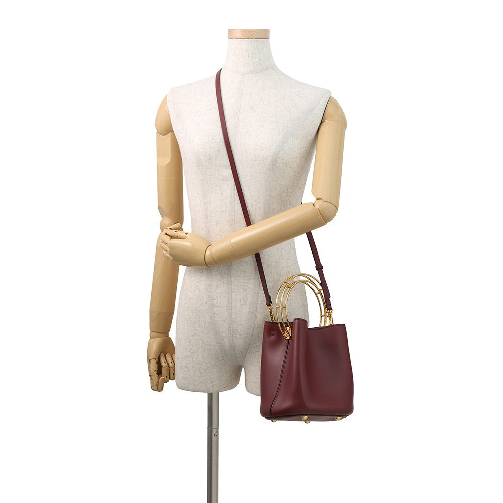 MARNI Marni Vanier 2-Way Bag BordeauxSCMPU09T24 Leather