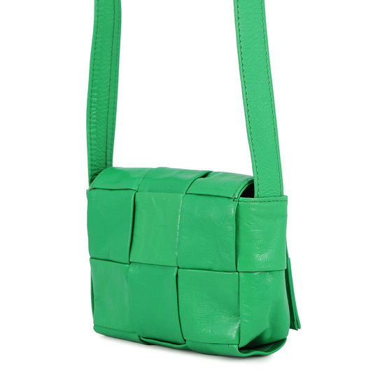 Bottega Veneta Candy Cassette Shoulder Parakeet667048 Calf Leather Size Mini