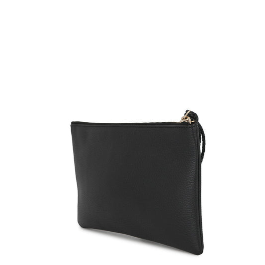 GUCCI Bamboo Tassel Pouch Black376854 Leather