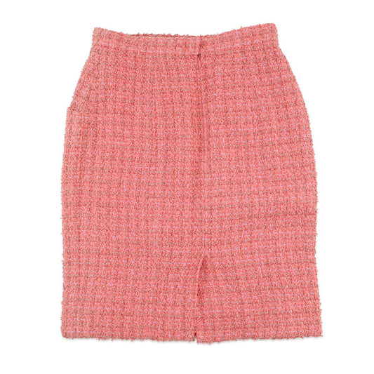 CHANEL Skirt Size 36 PinkP63188 Polyamide 47% Cotton 33% Polyester 12% Viscose 8%