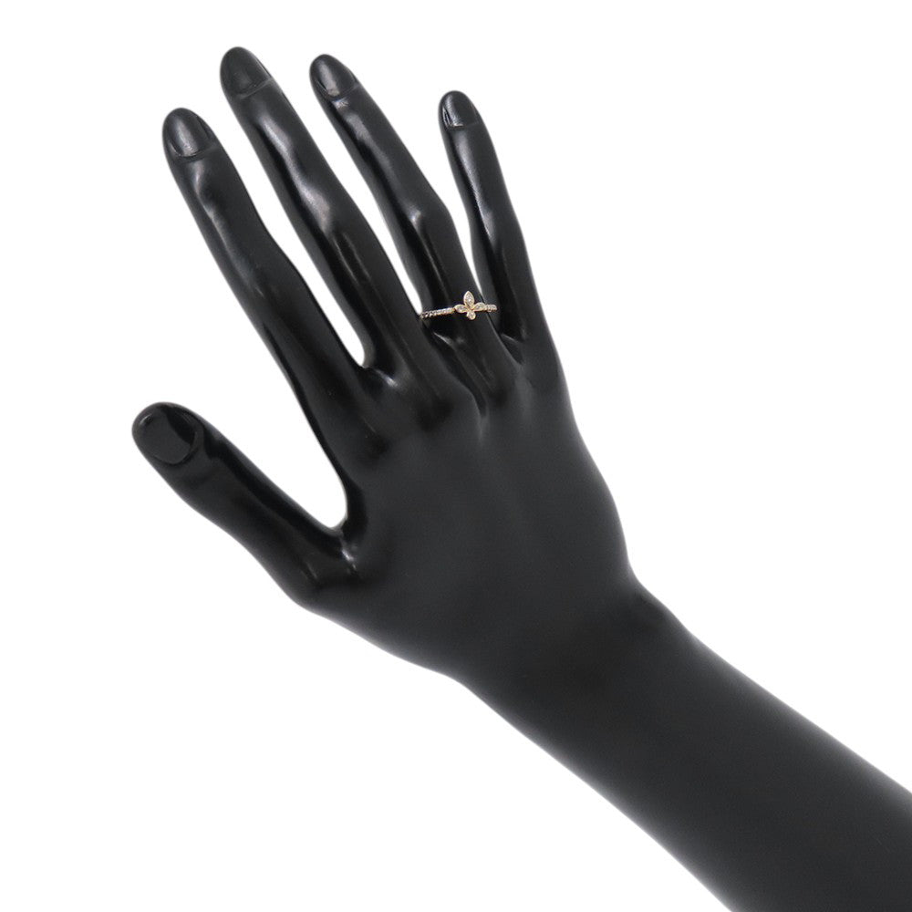TIFFANY&Co. Fleur de Lis Ring Size Approximately No. 9 18K Pink Gold