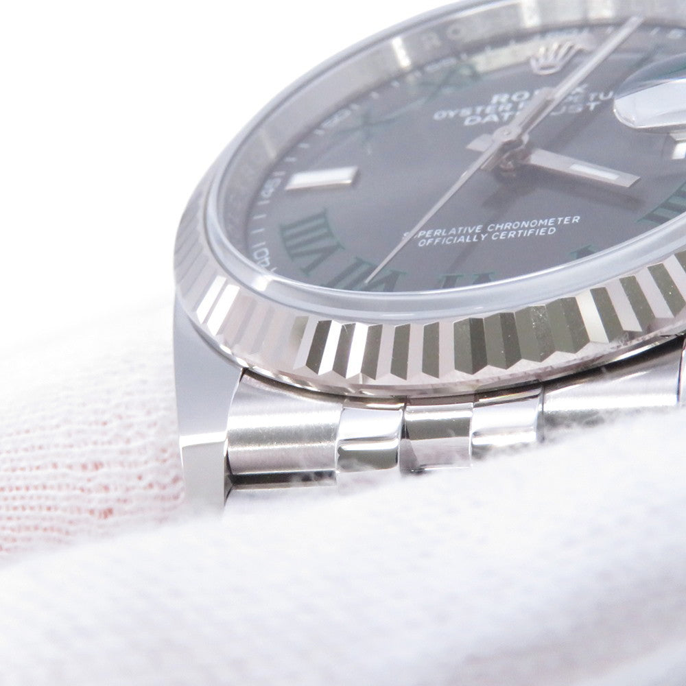 ROLEX Datejust W36mm Stainless Steel K18WG Slate Dial126234