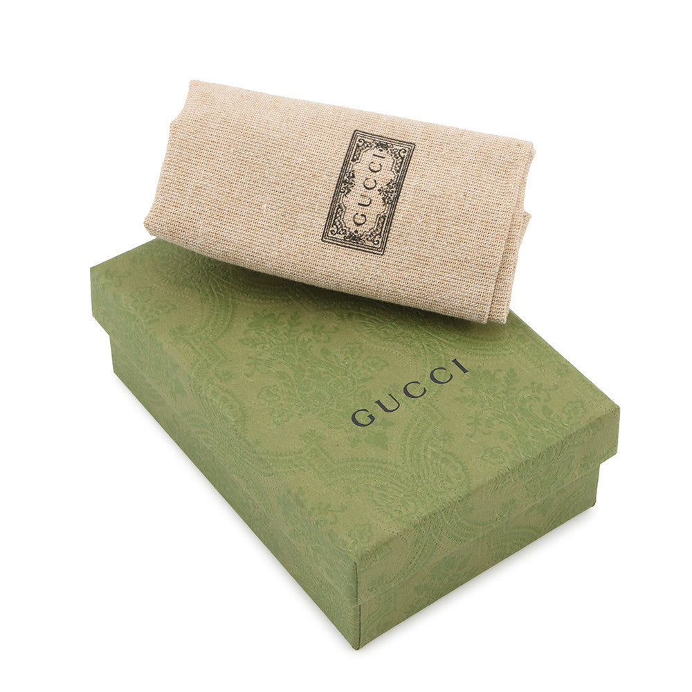 GUCCI GG Marmont Double G Mini Wallet Black466492 Leather