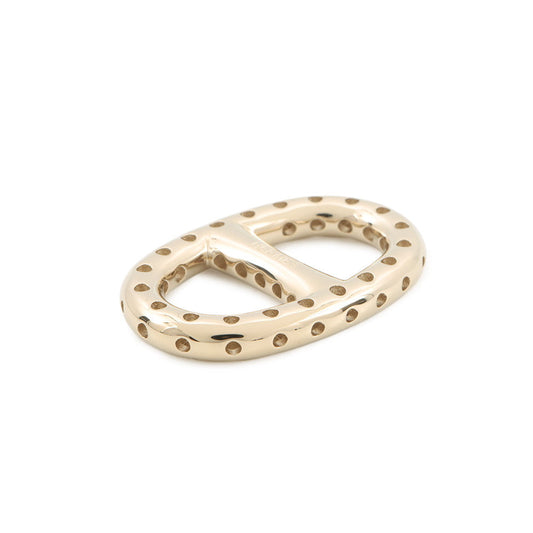 HERMES ScarfRing Twilly Mini・Chaine d'Ancre・Perfore GoldH603992S brass