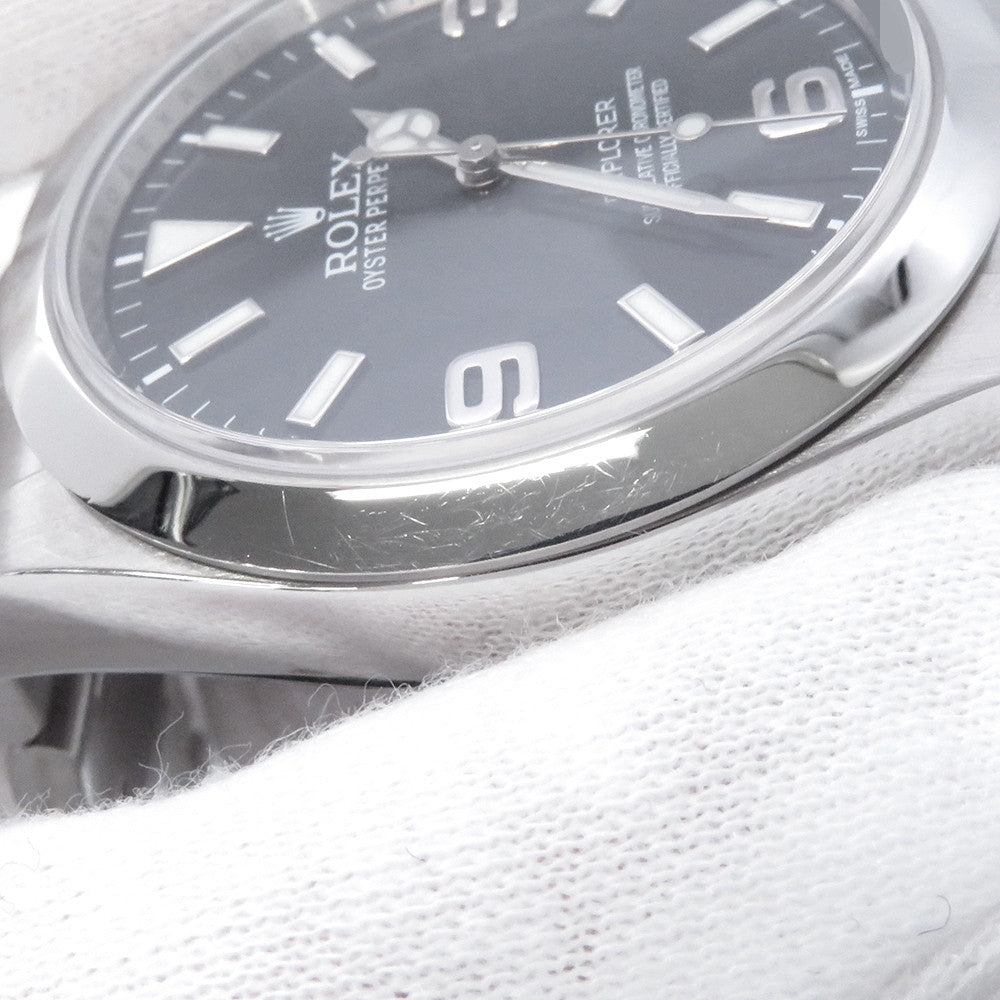 ROLEX ExplorerI W39mm Stainless Steel Black Dial214270