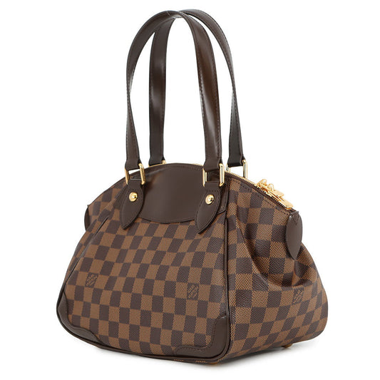 LOUIS VUITTON Verona RedN41117 Damier Ebene Canvas Size PM