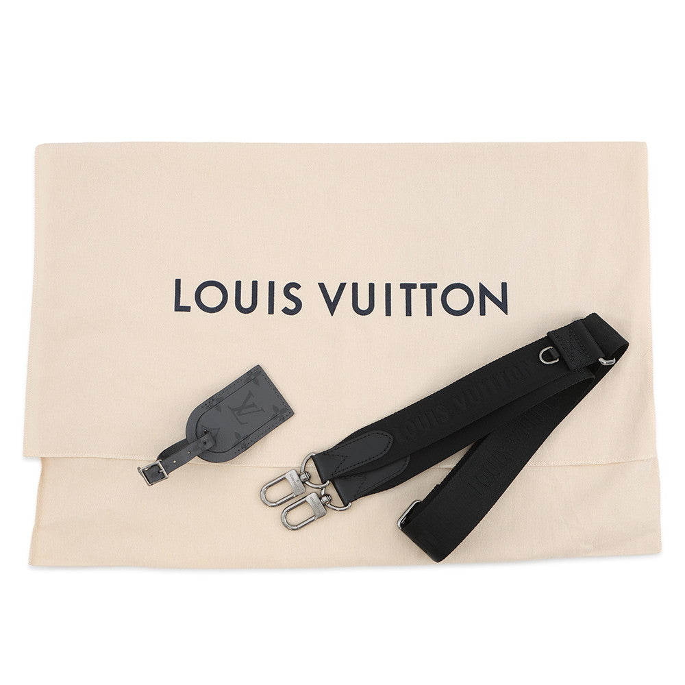 LOUIS VUITTON Keepall Bandouliere NoirM46655 Monogram Eclipse Monogram Eclipse Reverse Size 35