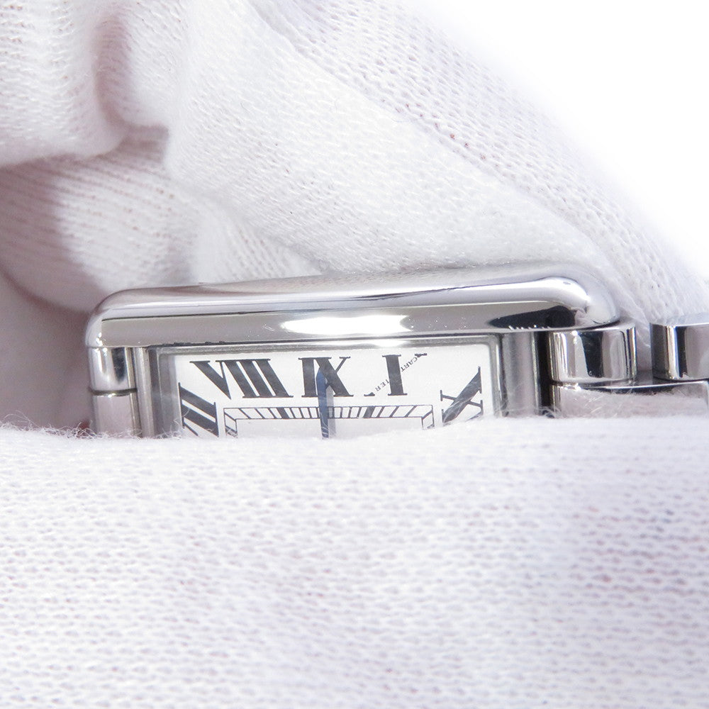 CARTIER Tank mast SM H29.5mm×W22mm Stainless Steel Silver DialWSTA0051