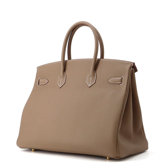 HERMES Birkin Etoupe Togo Leather Size 35