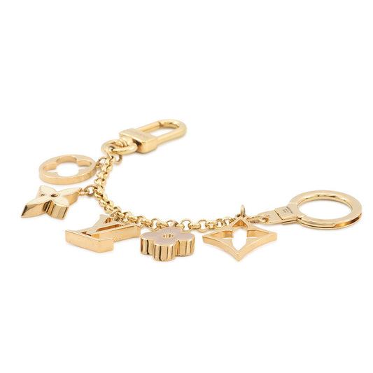 LOUIS VUITTON Bag Bag Charm / Chain Fleur de Monogram GoldM65111 Metal
