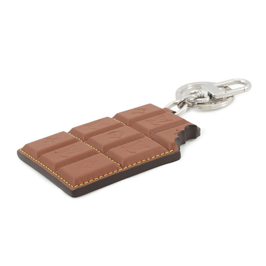 LOUIS VUITTON Bag Charm・LV Chocolate Bar BrownM01478 Monogram Leather