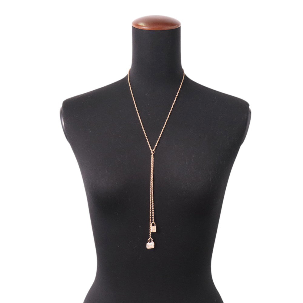 HERMES Amulette ConstanceNecklaceH125303B 00TU 18K Pink Gold