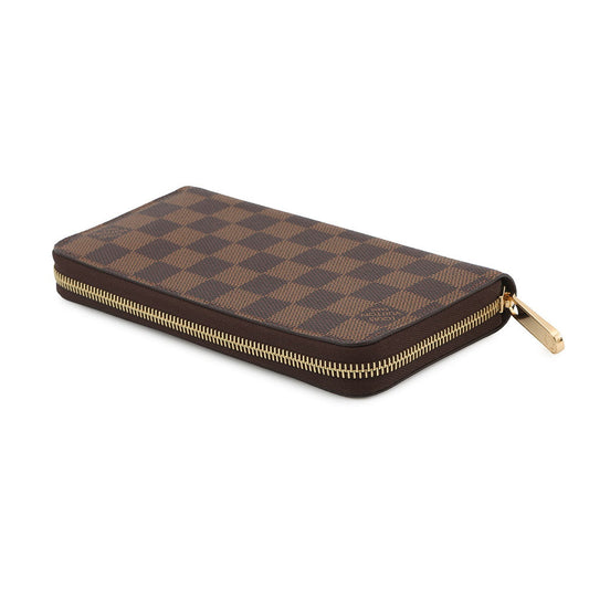 LOUIS VUITTON Zippy Wallet BrownN41661 Damier ・Ebene