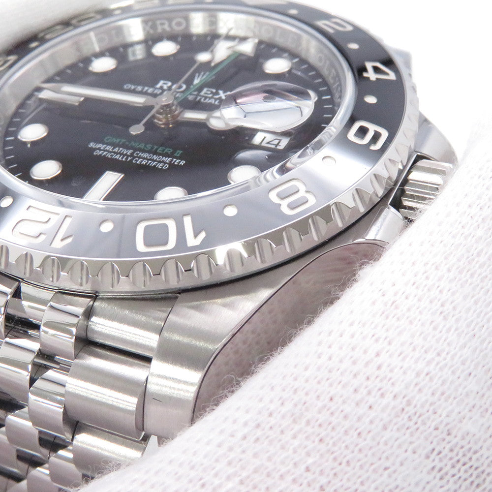 ROLEX GMT Master II W40mm Stainless Steel Black Dial126710GRNR