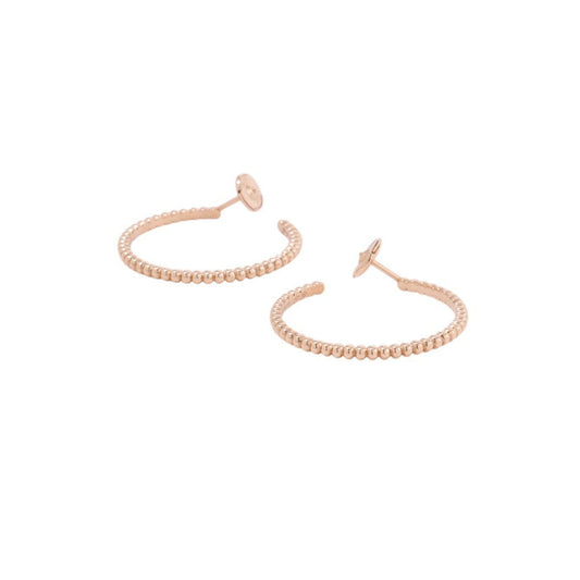 Van Cleef & Arpels Perle GoldPearl hoop earrings Size SmallVCARN9PL00 18K Pink Gold