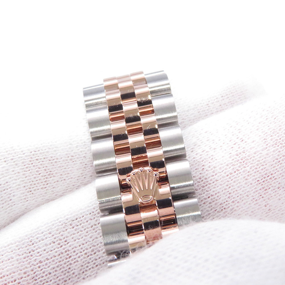 ROLEX Lady-Datejust W28mm Stainless Steel K18PG Aubergine Dial279171G