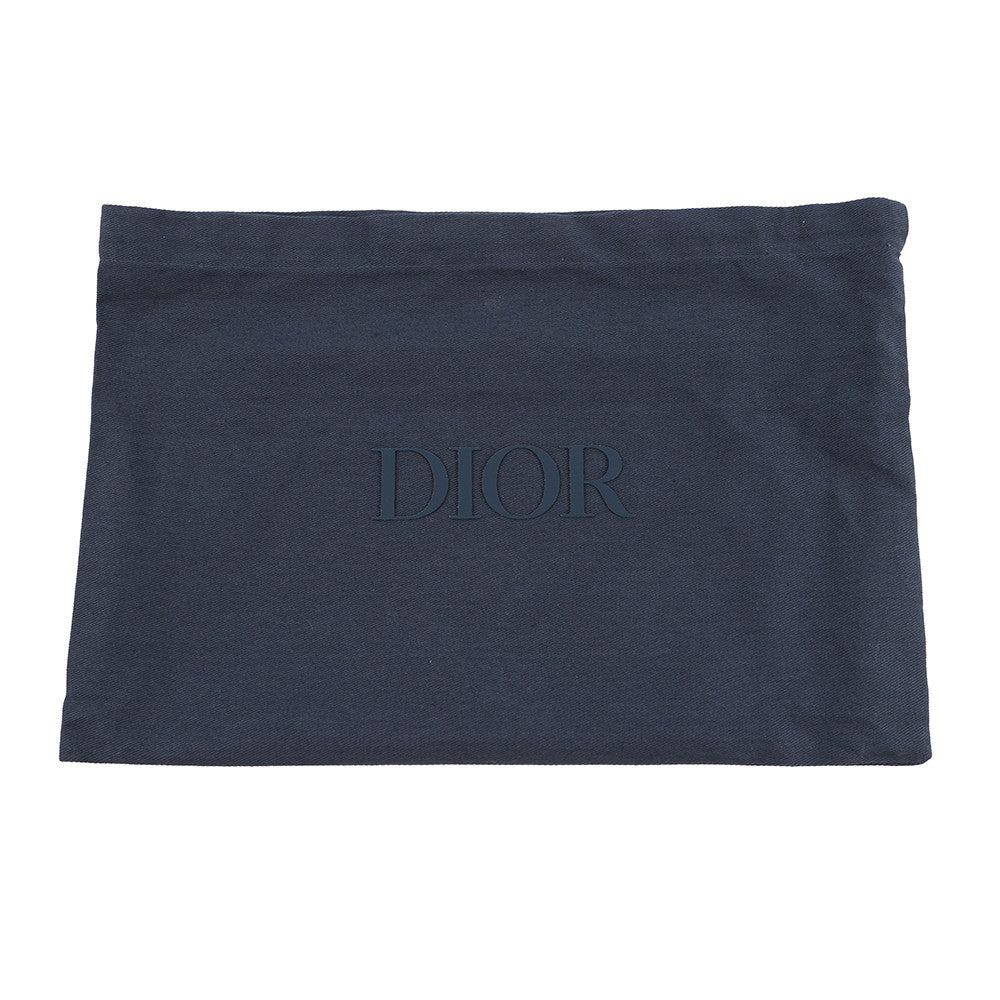 Dior CD Icon Long Zip Wallet Black2ESBC252CDI_H00N Grained CalfLeather